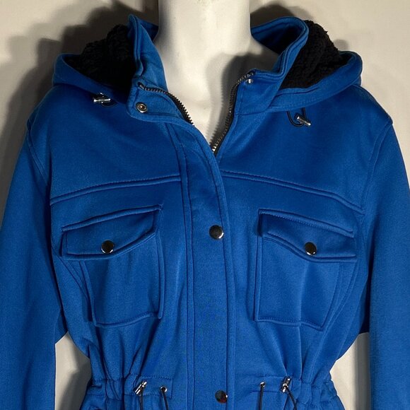 Big Chill SZ 3X Blue Hooded Jacket Warm Utility Essential Adventure Anorak - Picture 2 of 8
